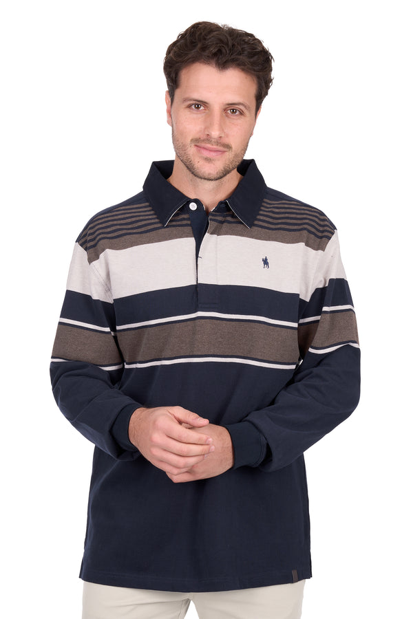 Mens Bryan Stripe Rugby - View 4