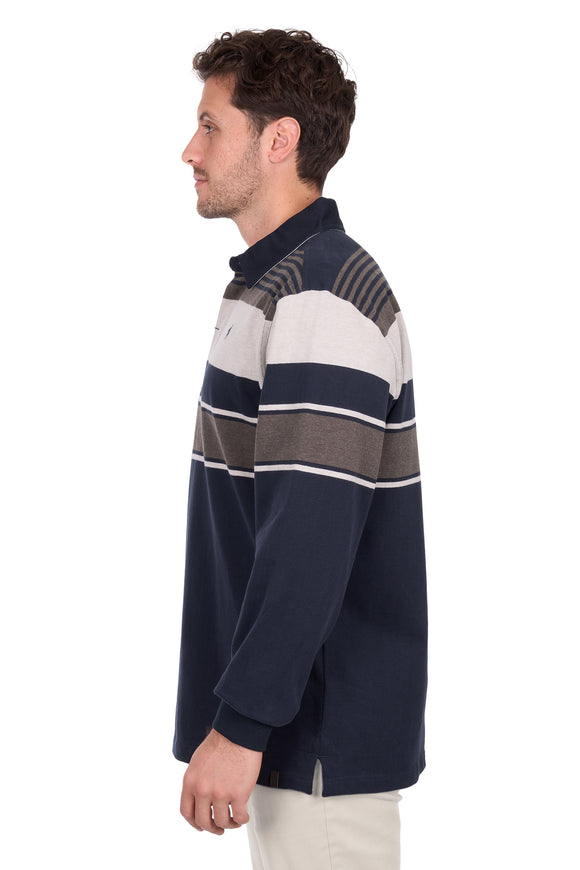 Mens Bryan Stripe Rugby - View 2