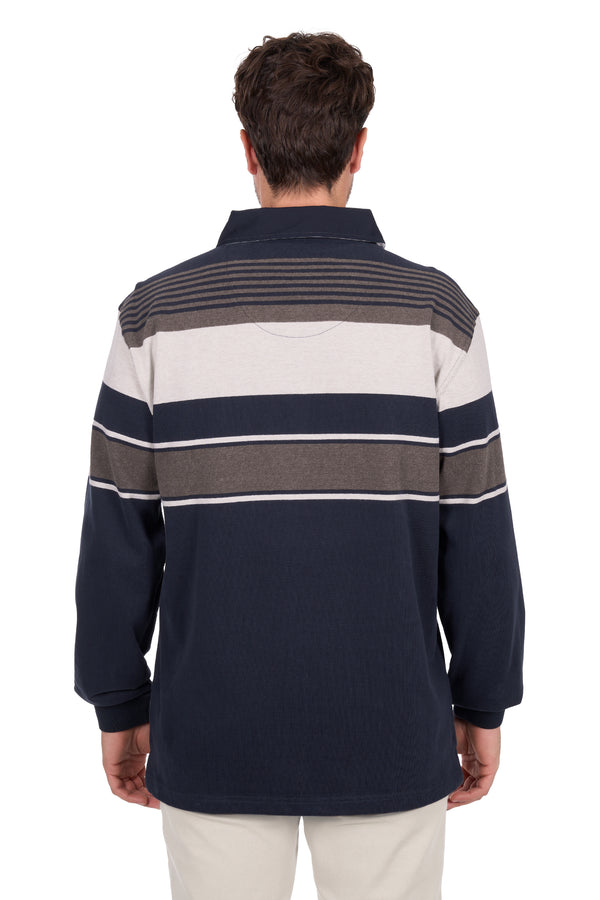 Mens Bryan Stripe Rugby - View 3