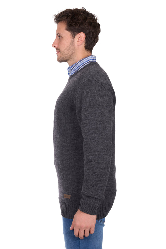 Mens Terry Crew Jumper - View 2