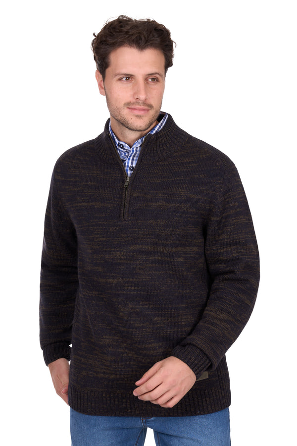 Mens Jesse 1/4 Zip Jumper - View 4