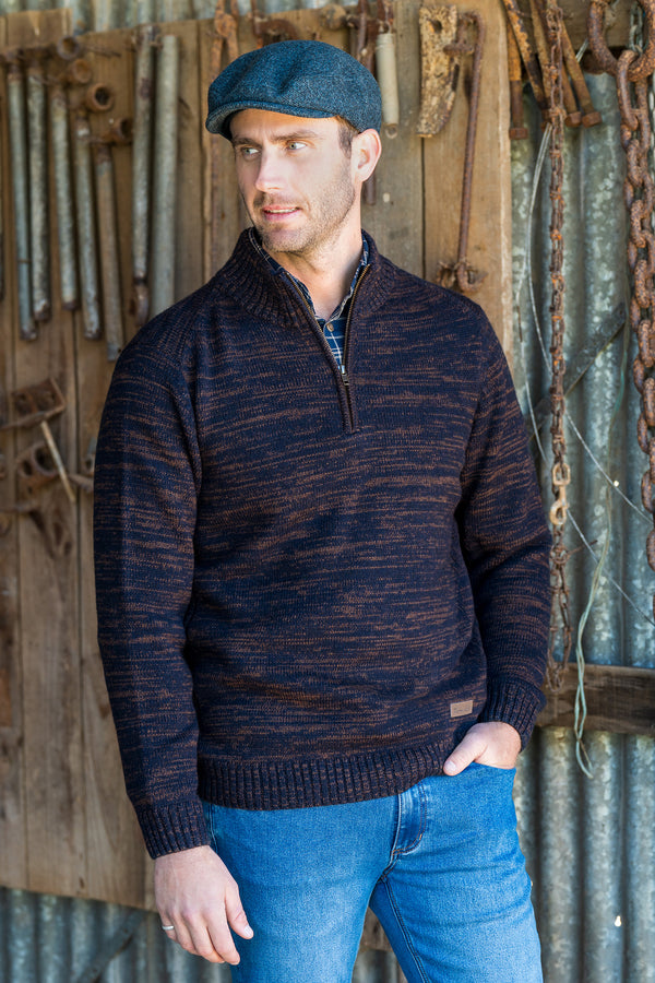 Mens Jesse 1/4 Zip Jumper - View 10