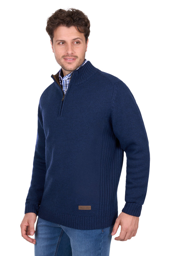 Mens Jesse 1/4 Zip Jumper - View 3
