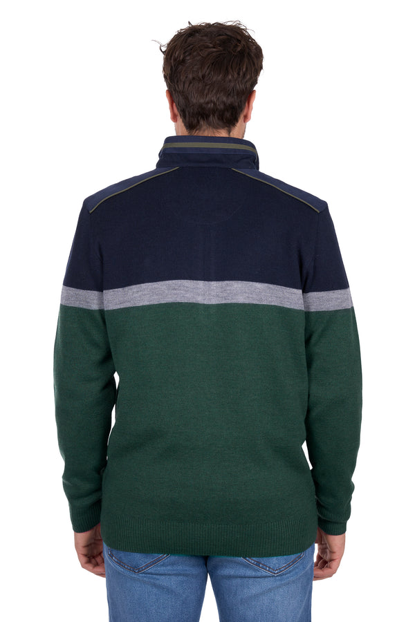 Mens Troy 1/4 Zip Jumper - View 4