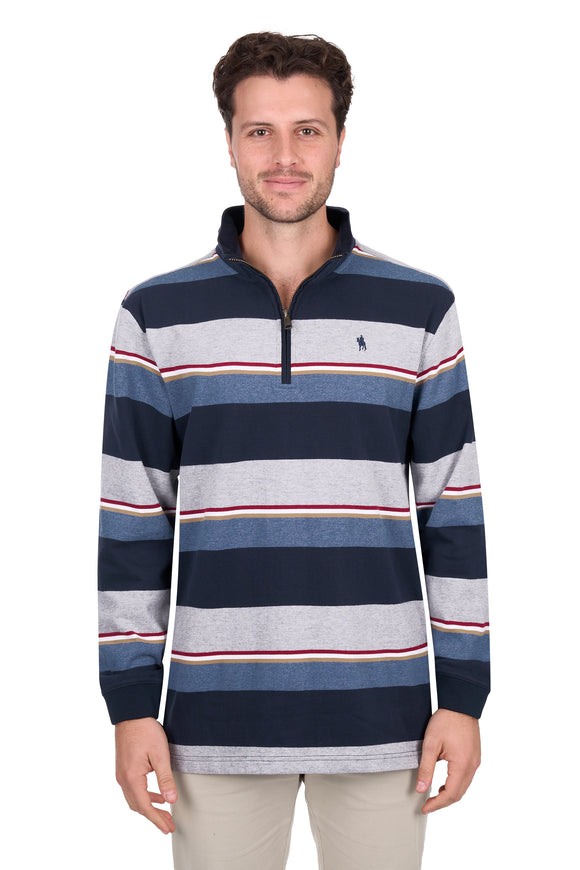 Mens Nathan 1/4 Zip Rugby