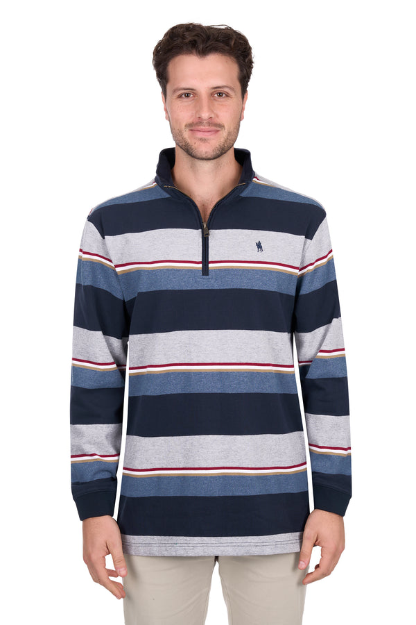 Mens Nathan 1/4 Zip Rugby