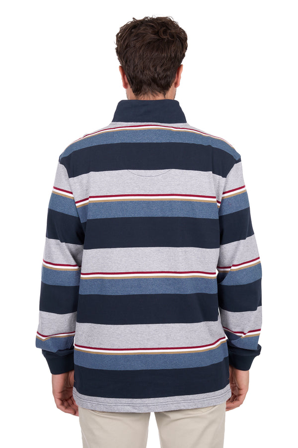 Mens Nathan 1/4 Zip Rugby - View 3