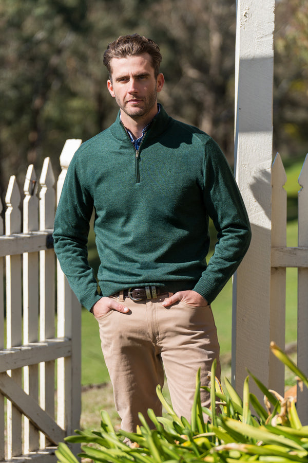 Mens Ray 1/4 Zip Jumper - View 5