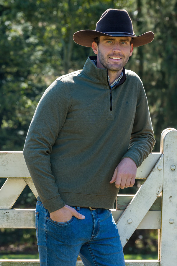 Mens Vic Rev 1/4 Zip Jumper - View 8