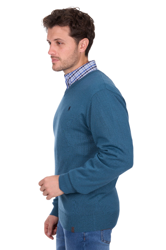 Mens Shane V Neck Jumper - View 2