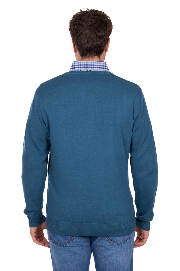 Mens Shane V Neck Jumper - View 3