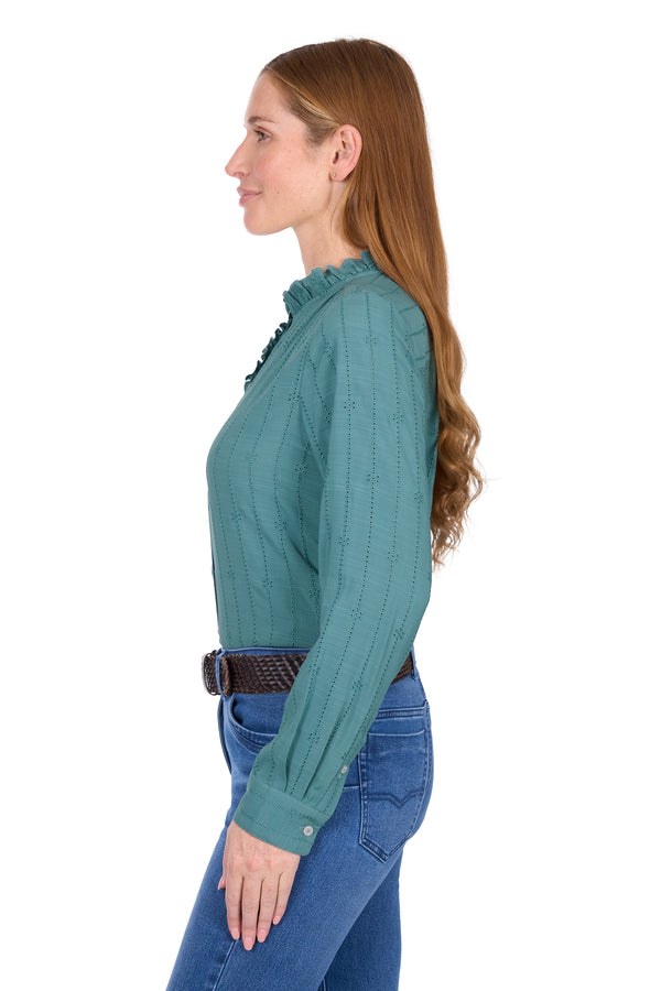 Wmns Riley Ls Blouse - View 2