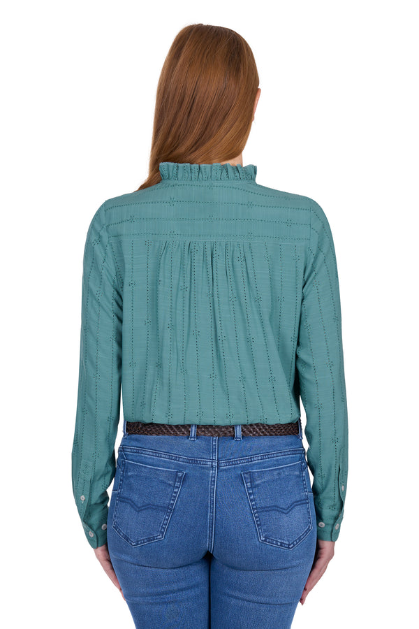 Wmns Riley Ls Blouse - View 3
