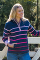 Wmns Gemma 1/4 Zip Rugby - View 7