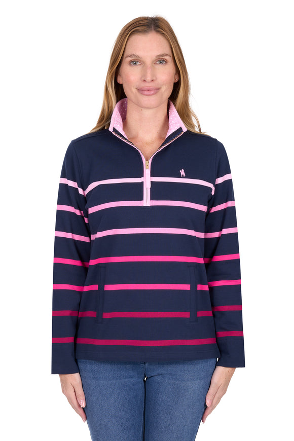 Wmns Gemma 1/4 Zip Rugby
