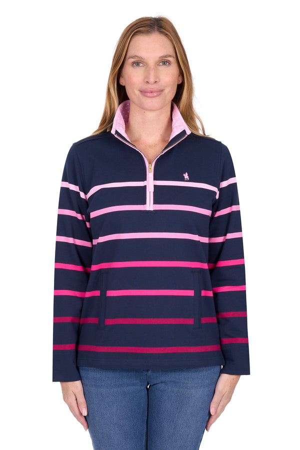 Wmns Gemma 1/4 Zip Rugby