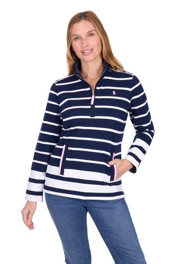 Wmns Ava 1/4 Zip Rugby - View 2