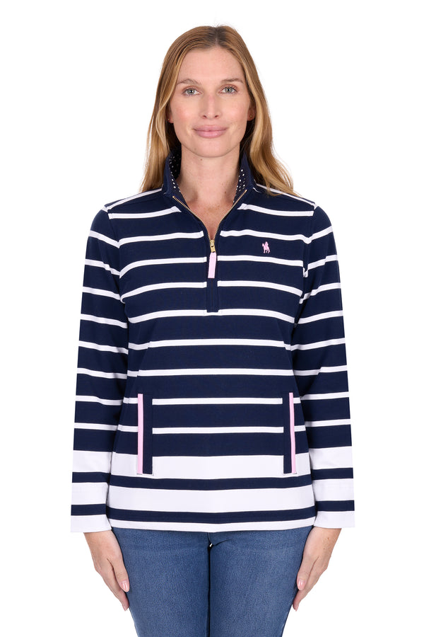 Wmns Ava 1/4 Zip Rugby