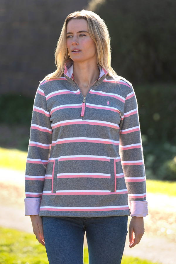 Wmns Jane 1/4 Zip Rugby - View 6