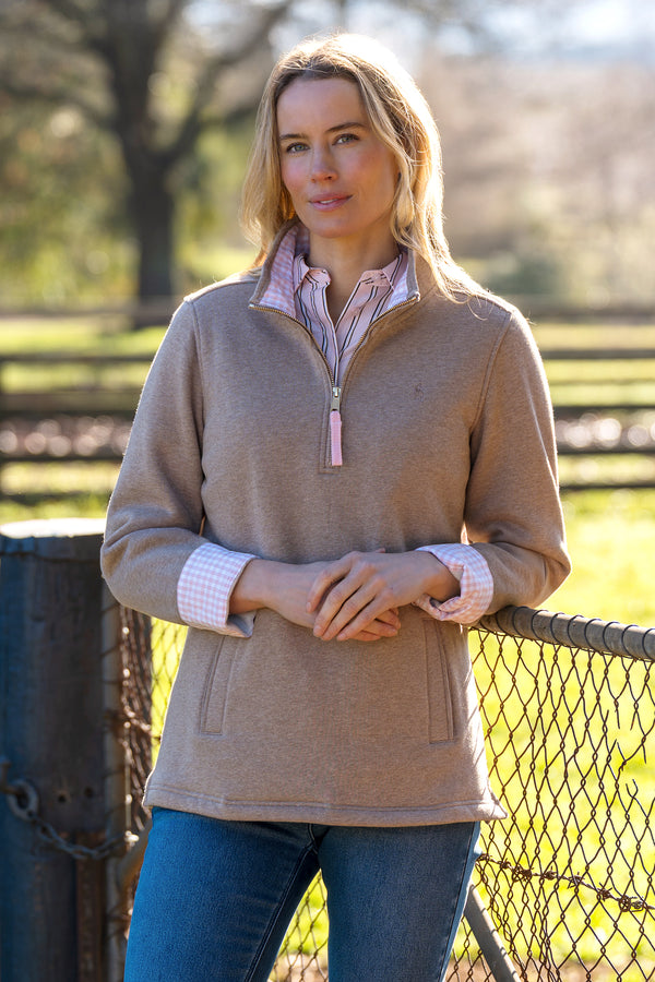 Wmns Lydia 1/4 Zip Rugby - View 5