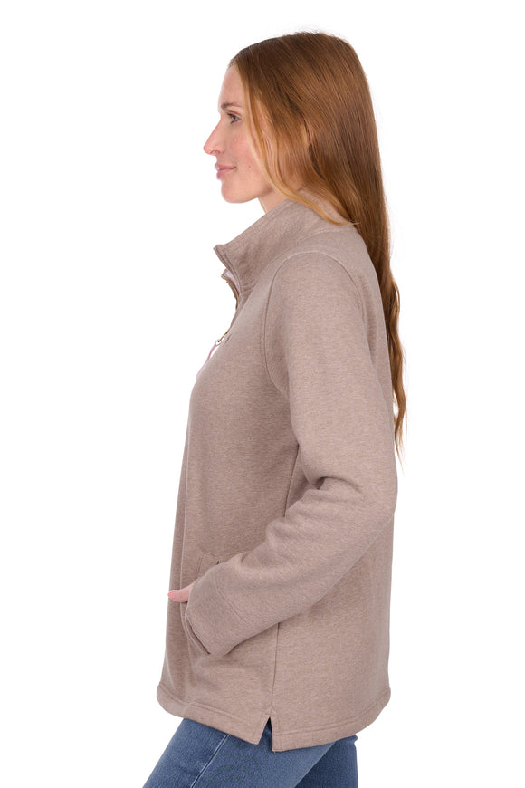 Wmns Lydia 1/4 Zip Rugby - View 2