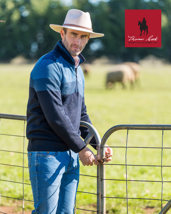 Mens Jerry 1/4 Zip Jumper - View 6