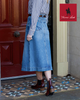 Wmns Nova Denim Skirt - View 7
