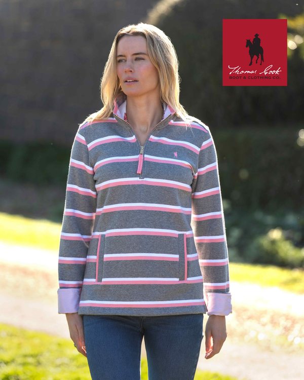 Wmns Jane 1/4 Zip Rugby - View 3