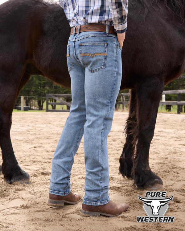 MENS HAWKINS STRAIGHT JEAN 34L - INDIGO - Size 34