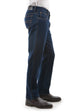 MENS STRETCH DENIM JEAN 32 - DARK BLUE - Size 32