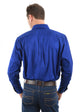 MENS F/PLKT LIGHT CTN SHIRT - ROYAL BLUE - Size L