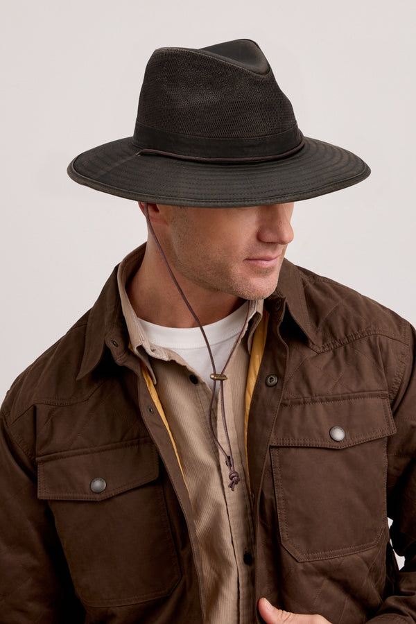 Avenel Oregon Hat - Brown - Lifestyle