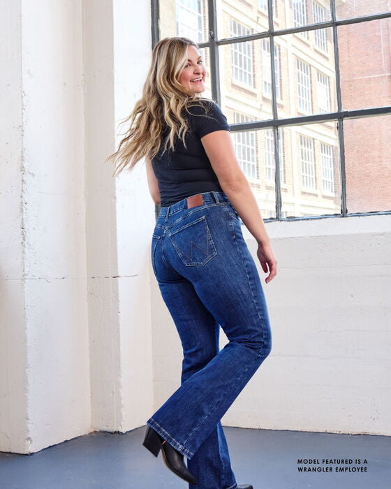 112359277 High Rise Boot Cut Jean - Bespoke - lifestyle back
