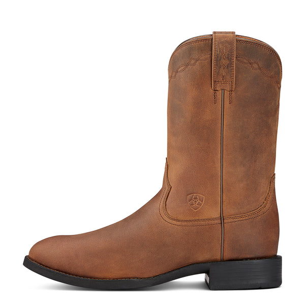 Ariat Mns Heritage Roper Distressed Brown - View 2