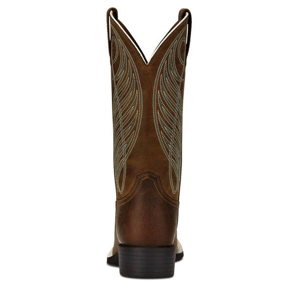 Ariat Wms Round Up Wst Powder Brown - View 6