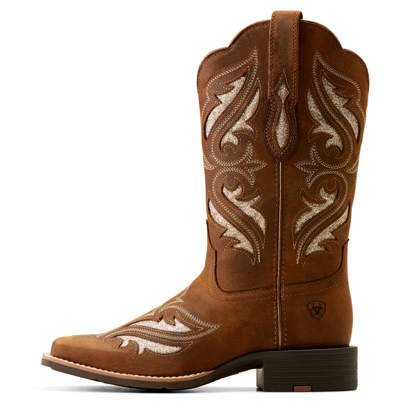 Ariat Wms Round Up Bliss Sassy Brown - View 3