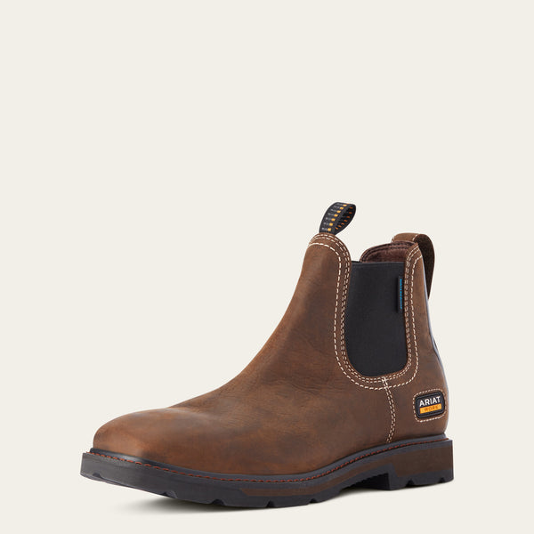 Ariat Mns Groundbreaker Chelsea Wide Square Toe H2o