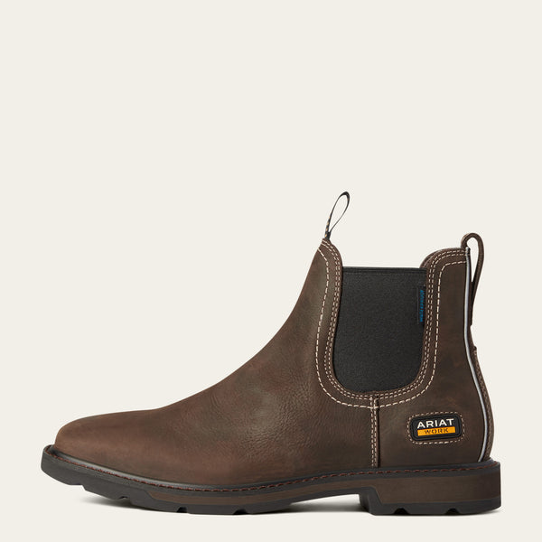 Ariat Mns Groundbreaker Chelsea Wide Square Toe H2o - View 3