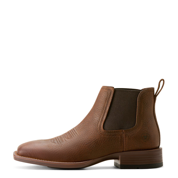 Ariat Mens Booker Ultra Brown Oiled Rowdy 10053654 - Side View