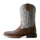 Ariat Mens Sport Western Wide Square Toe Earth Glacier Blue 10053731 - Side View