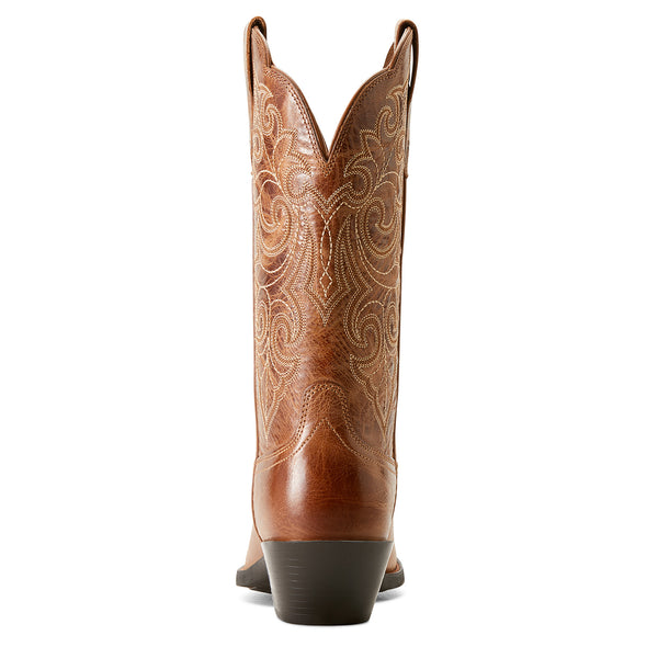 Ariat Wms Round Up Square Toe Ready Russet - View 5