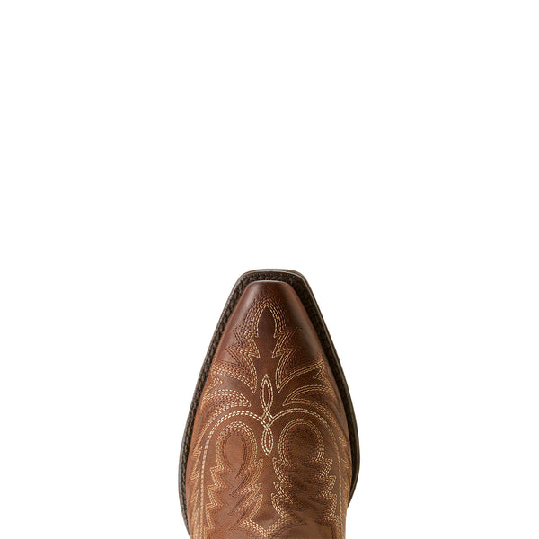 Ariat Womens Round Up Collins Rafter Tan 10053788 - Toe View