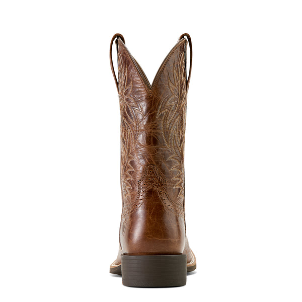 Ariat Mns Sport Western Wide Square Toe Dark Tan - View 5