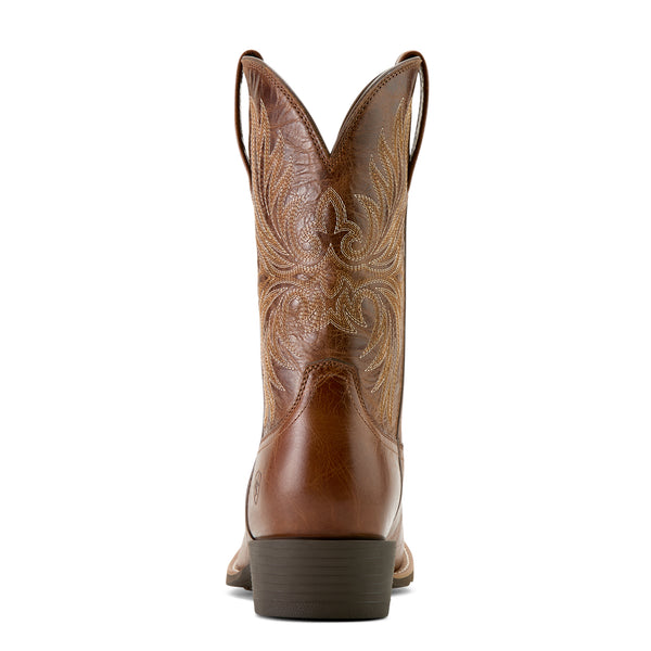 Ariat Mns Sport Narrow Cutter Toe Dark Tan - View 5
