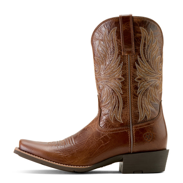 Ariat Mns Sport Narrow Cutter Toe Dark Tan - View 3