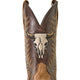 Ariat Mns Sport Steer Skull Sandstorm / Bitter Chocolate - View 5