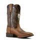 Ariat Mns Sport Steer Skull Sandstorm / Bitter Chocolate - View 2