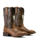 Ariat Mns Sport Steer Skull Sandstorm / Bitter Chocolate - View 3