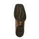 Ariat Mens Sport Steer Skull Sandstorm Bitter Chocolate 10064053 - Sole View