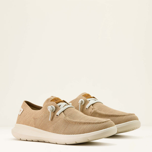 Ariat Wms Hilo Heathered Tan Knit - View 3